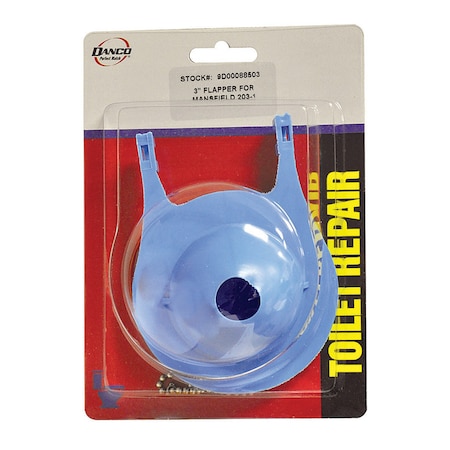 Danco Danco Toilet Flapper Blue Rubber For Mansfield 9D00088503